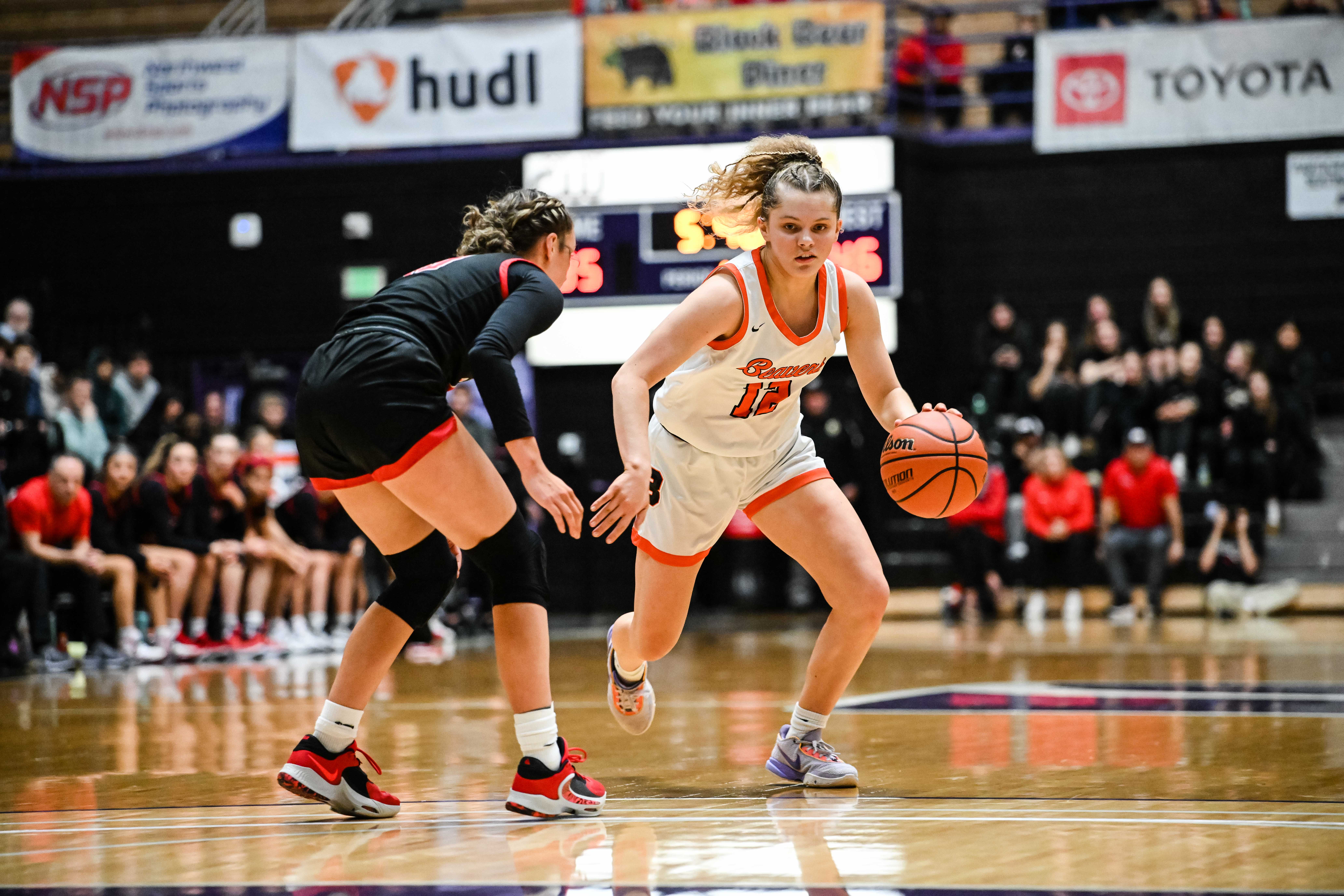 Clackamas Beaverton 6A Oregon girls basketball quarterfinal Naji Saker 1 -81